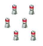 Pack of 6 - TeeJet Stainless Steel Wide Angle Spray Tips Rated 0.4 GPM @ 40 PSI