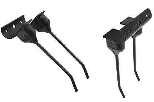 Double Rubber Mount Rake Tooth 5.25" Tines x 2.375" Tine Gap RMT883