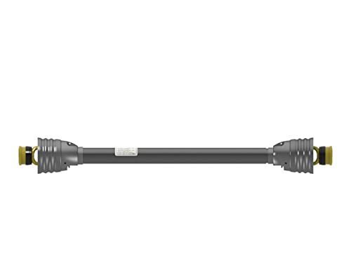 48" Complete Economy PTO Driveline 1-3/8" 6 Spline Safety Slide Lock Both Ends