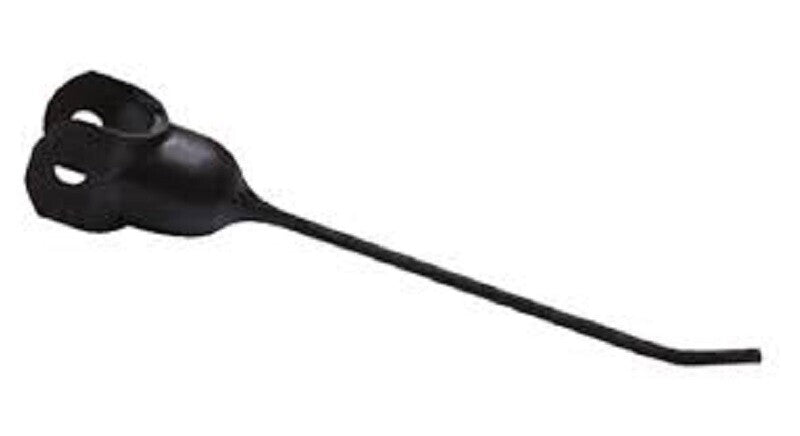 Rubber Mount Rake Tooth 5.5" Tine x 1.125" Yoke Opening x 5/16" Holes 300411