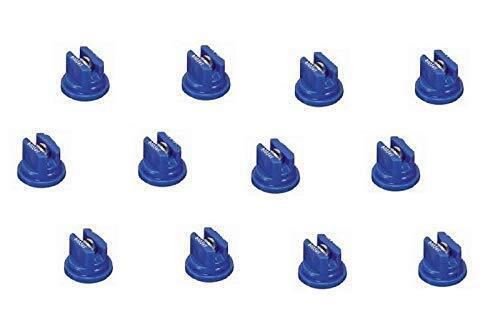 Pack of 12 - TeeJet Flat Spray Tips 80° Polymer w/ SS Insert 0.3 GPM @ 40 PSI