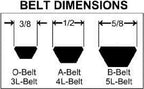 Pulley 16" OD Weld-A-Pulley used with 1/2" & 5/8" Belts (Hub sold separately)