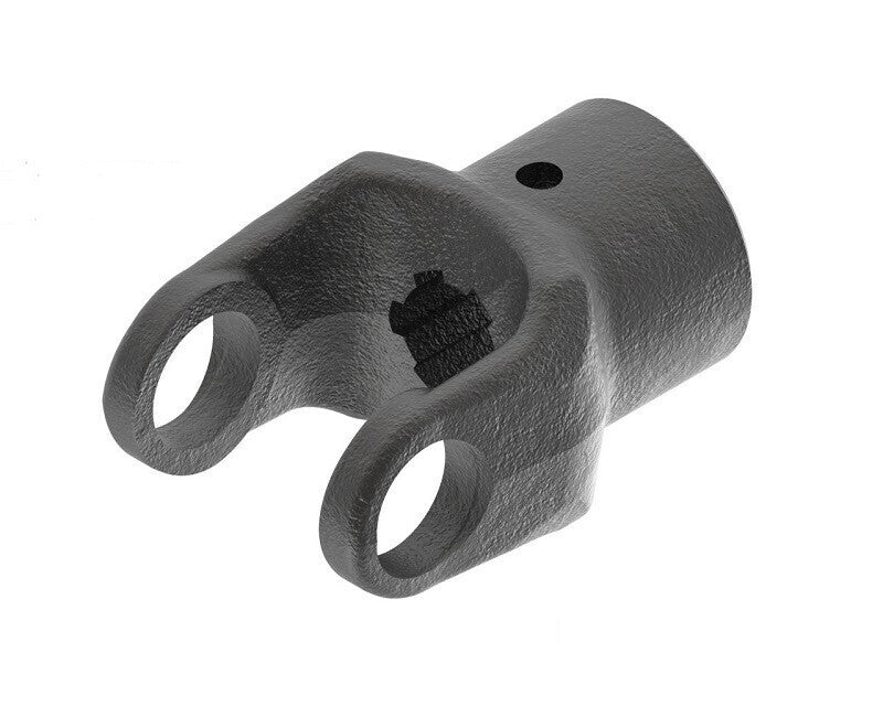 Weasler 1-1/8" 6 Spline Bore 21/64" Pin Hole Implement Yoke 12N Series 801-1218
