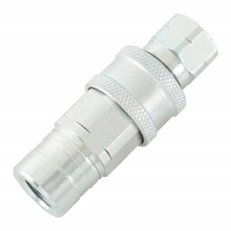 Parker 4000-2P Complete Coupler Body Male/Female Pioneer 1/4" NPTF w/ Poppet Tip