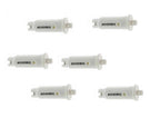 Pack of 6 - TeeJet Air Induction Flat Spray Tips White 110° Polymer Visiflo