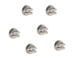 Pack of 6 - TeeJet Stainless Steel Flat Fan Spray Tips 80° Rated 2 GPM @ 40 PSI