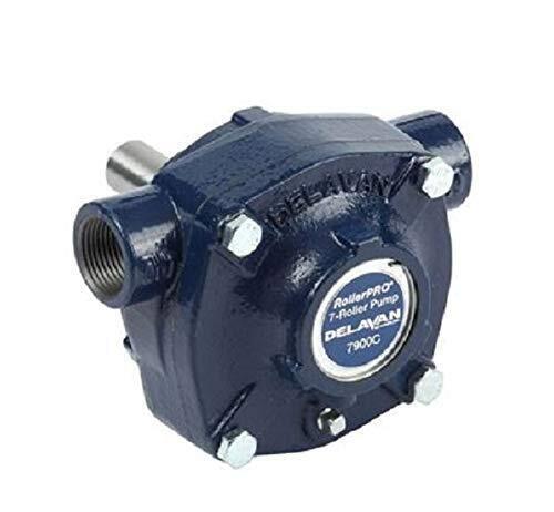 Delavan 7 Roller Cast Iron Pump 15/16" Shaft & 1" NPT Inlet & Outlet 7900C