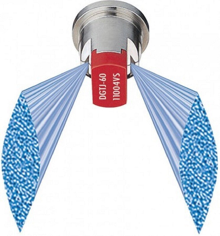 TeeJet DG TwinJet Drift Guard Twin Flat Red Spray Tip SS @ 110° DGTJ60-11004VS