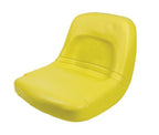 Replacement For Seat High-Back Steel Pan Style 18" Wide - Yellow 155000YE