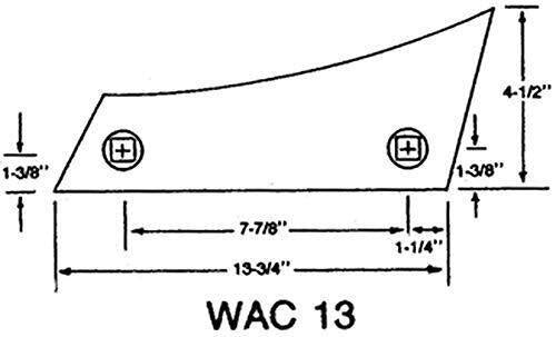 Replacement Plow Shin Bottom 387 Series 14" - 16" - 18" Bottom AC 387 SHIN