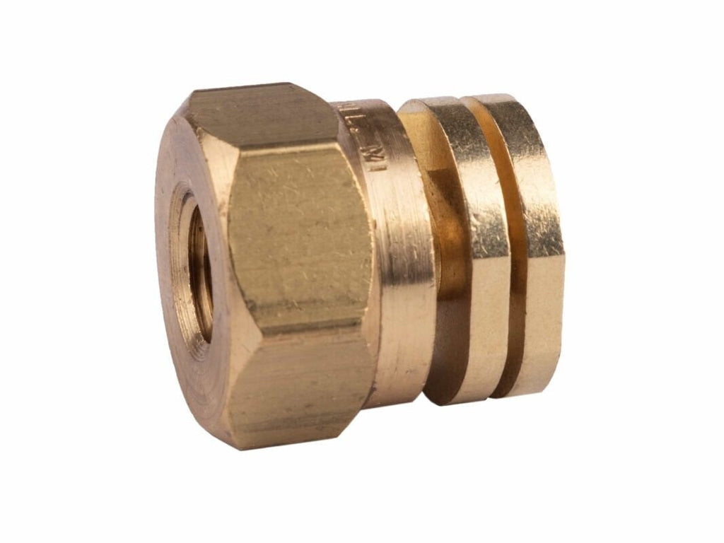 Boomless Spray Nozzle 1/4" FPT 2 Orifice (90° & 180° Caps) 1 GPM @ 40 PSI 6560-1