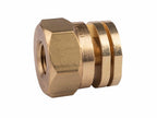 Boomless Spray Nozzle 1/4" FPT 2 Orifice (90° & 180° Caps) 1 GPM @ 40 PSI 6560-1