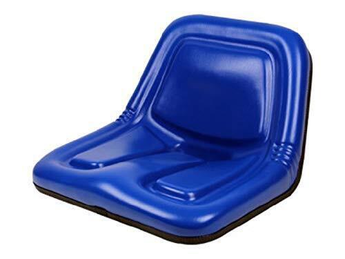 Deluxe High-Back Steel Pan Seat 19.75" Wide x 14.13" Tall x 19.25" Depth - Blue