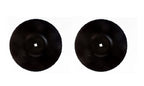 2 of 22" Smooth Disc Harrow Blades 1-1/8" Square Flat Center 7 Gauge 4.5 MM
