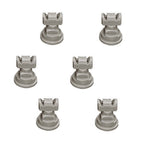 Pack of 6 - TeeJet TwinJet Flat Spray Tips Gray 110° x 2 Rated @ 0.60 GPM
