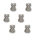 Pack of 6 - TeeJet TwinJet Flat Spray Tips Gray 110° x 2 Rated @ 0.60 GPM