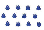 Pack of 12 - TeeJet Flat Spray Tips Blue 110° Polymer w/ SS Insert Visiflo
