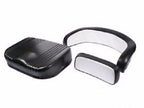 3-Piece Black & White Tractor Seat Deluxe Cushion & Back (Without Bracket)