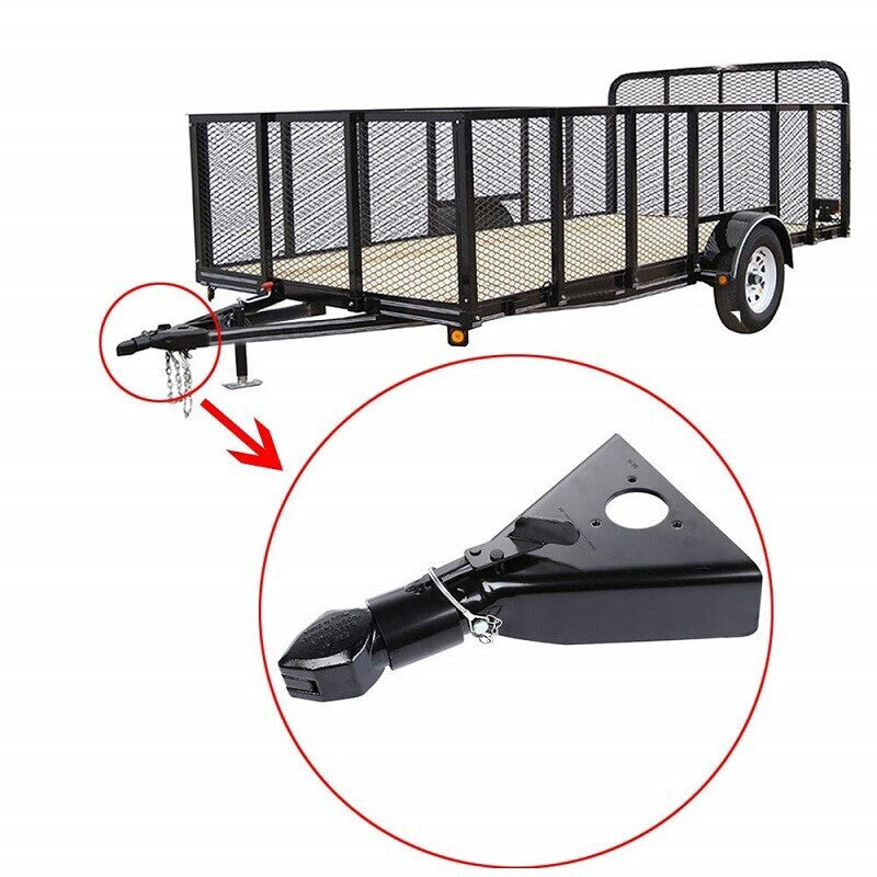 A-Frame Forged Trailer Coupler w/ 2" Ball For 50° Trailer Tongue 7,000 LB