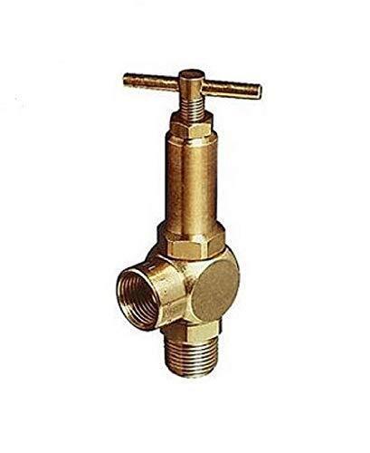 Pressure Relief/Regulating Brass Valve 1/4" Inlet & Outlet w/ 150 PSI Range