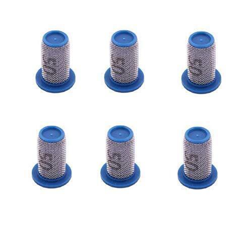 Pack of 6 - Teejet Poly Tip Strainer w/ Stainless Steel 50 Mesh Screens