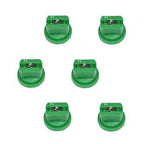 Pack of 6 - TeeJet Drift Guard Flat Spray Tips Green 110° Polymer w/ SS Insert