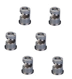 Pack of 6 - TeeJet FloodJet Gray SS Wide Angle Flat Spray Tips 0.6 GPM @ 40 PSI