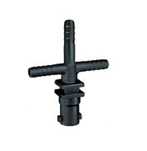 Quick Nozzle Body Elbow Triple Hose Barb For 3/4" ID Hose 125 Max PSI