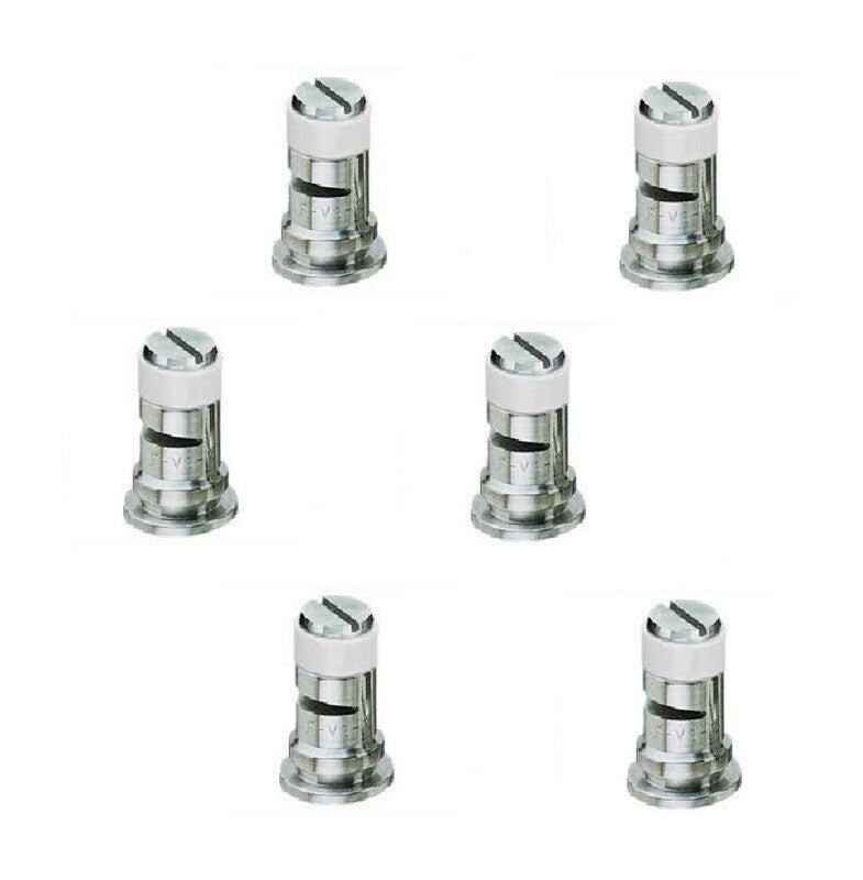 Pack of 6 - TeeJet Stainless Steel Wide Angle Spray Tips Rated 0.8 GPM @ 40 PSI