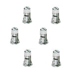 Pack of 6 - TeeJet Stainless Steel Wide Angle Spray Tips Rated 0.8 GPM @ 40 PSI