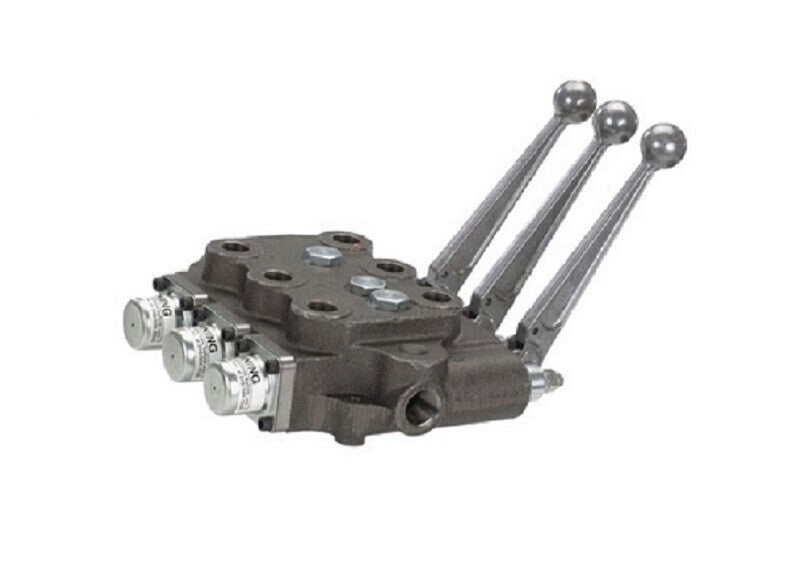 Cross Hydraulic Triple Spool 3-Position 4-Way Open Center Control Valve No Float