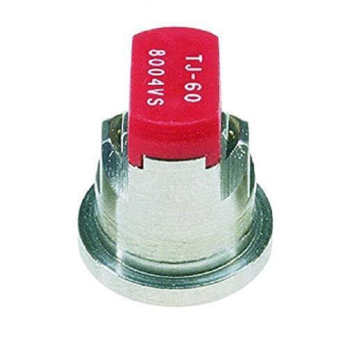 TeeJet TwinJet Twin Flat Spray Tip Stainless Steel w/ 80° VisiFlo TJ60-8004VS