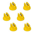 Pack of 6 - TeeJet Even Flat Spray Tip Yellow 95° Polymer w/ SS Insert Visiflo