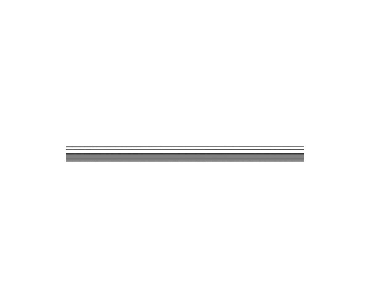 Weasler 39-3/8" x 39.5 MM x 4.5 MM Wall Lemon Shaped Inner Profile Tubing