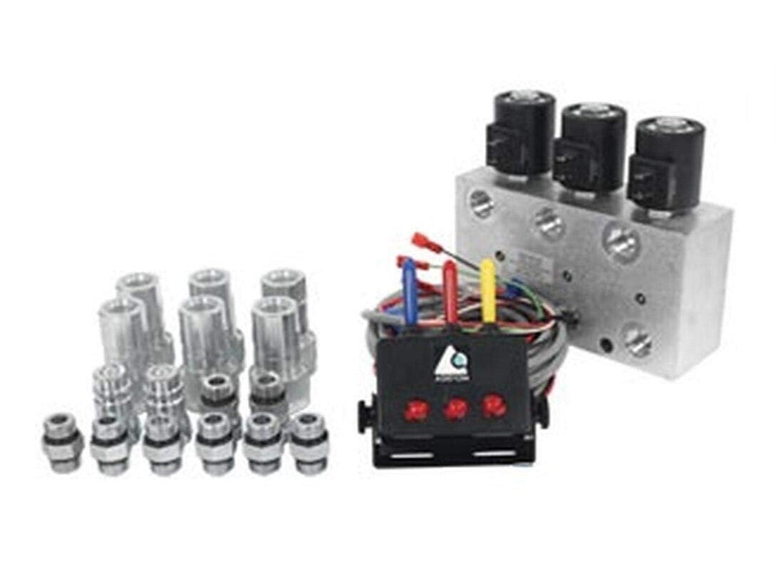 Hydraulic Multiplier 3 Circuit Kit w/ Switchbox Control & Couplers 12370