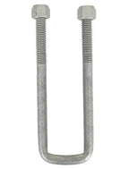 Square U-Bolt 1/2" Thick x 2-5/8" ID x 11-1/2" Long w/ Zinc Plated Nuts S139