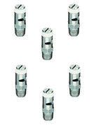 Pack of 6 - TeeJet Turf-jet SS Wide Angle Flat Fan Spray Tip 0.8 GPM @ 40 PSI