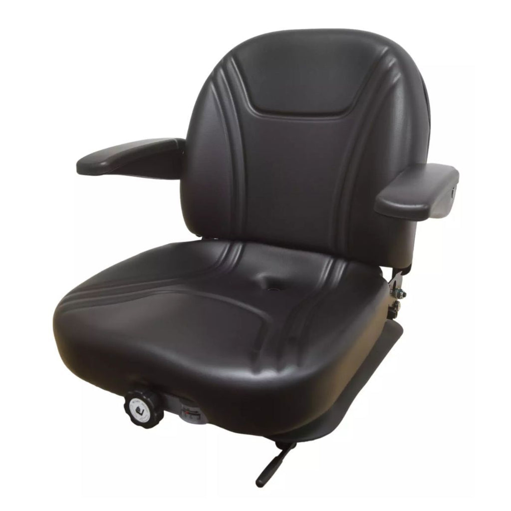 Tractor & Industrial High Back Seat with Integrated Suspension & Armrests