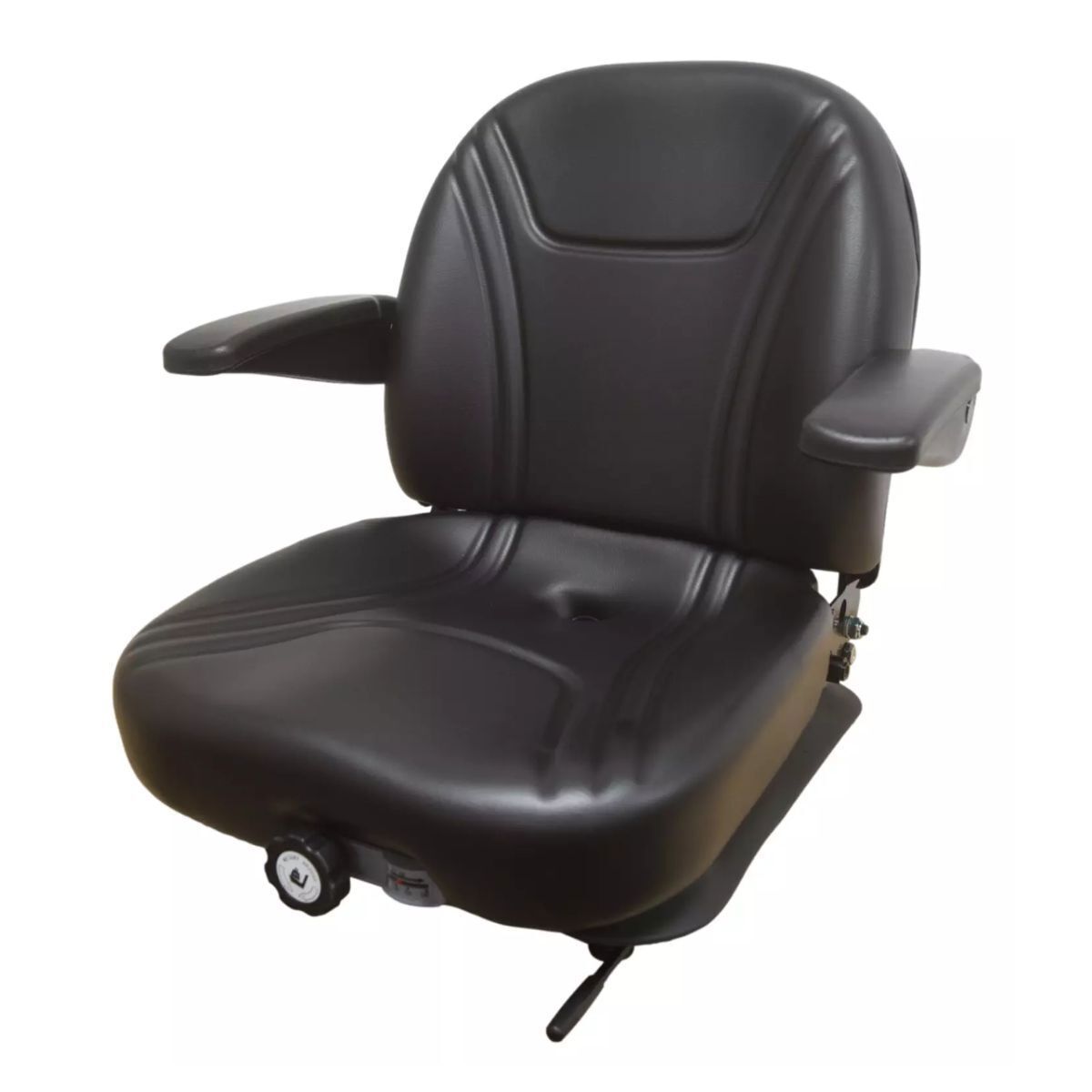 Tractor & Industrial High Back Seat with Integrated Suspension & Armrests