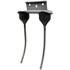 Double Rubber Mounted Rake Tooth 7.25" Tine x 5/16" Bolt Hole w/ 0.25" Wire