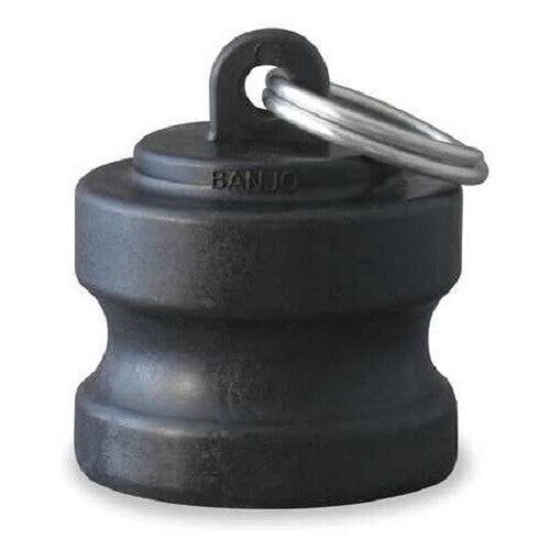 1-1/4" Banjo Poly Plug For Female Coupler USA MADE 150PL