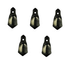 5 of S-Tine Sweeps 2.75" x 1/4" Thick w/ 3/8" Bolt Hole (3/8" x 1.25" Head Bolt)