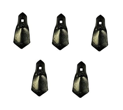 5 of S-Tine Sweeps 2.75" x 1/4" Thick w/ 3/8" Bolt Hole (3/8" x 1.25" Head Bolt)