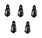 5 of S-Tine Sweeps 2.75" x 1/4" Thick w/ 3/8" Bolt Hole (3/8" x 1.25" Head Bolt)
