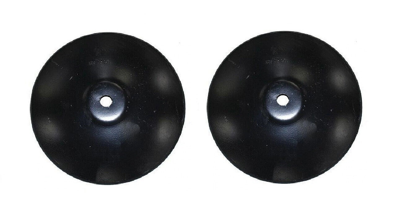 2 of 20" Smooth Disc Harrow Blades 1-1/2" Round Flat Center 7 Gauge 4.5 MM Thick