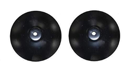 2 of 20" Smooth Disc Harrow Blades 1-1/2" Round Flat Center 7 Gauge 4.5 MM Thick