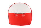 21" Red & White Tractor Pan Seat Cover Cushion with 1.50" Foam Padding C-903