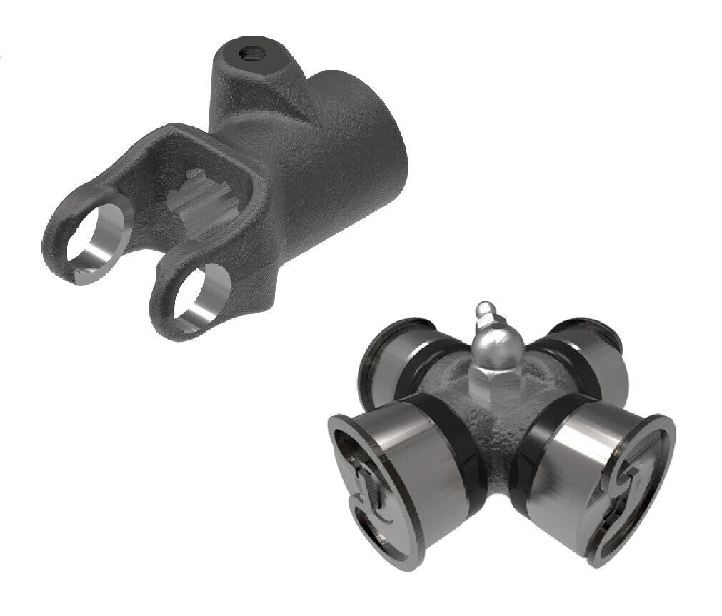 Weasler U-Joint Kit w/ External Rings & Tractor Yoke 1-3/8" 6 Spline 35N Series