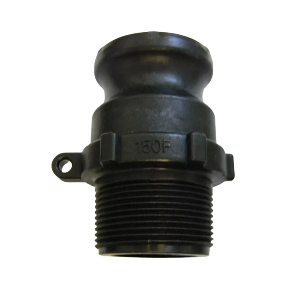1-1/2" Banjo Poly Male Adapter - 1-1/2" Male NPT USA MADE 150F