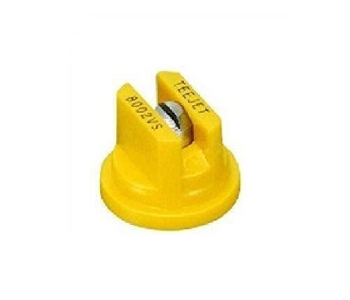 TeeJet Flat Spray Tip Yellow 80° Polymer w/ SS Insert 0.20 GPM @ 40 PSI TP8002VS